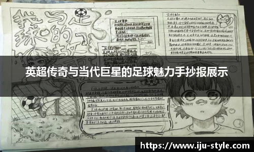 英超传奇与当代巨星的足球魅力手抄报展示